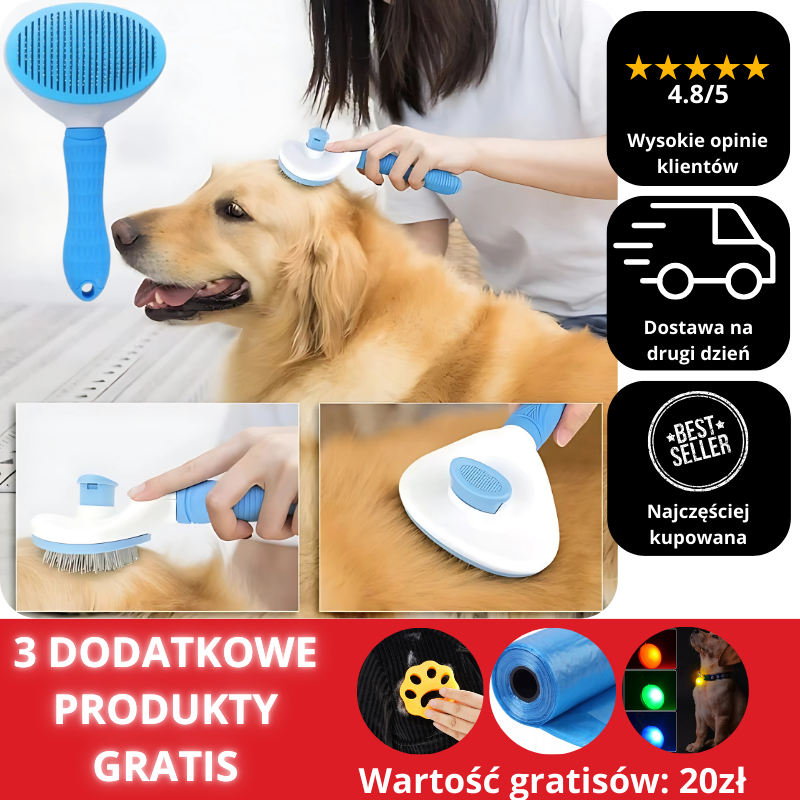 ProSzczotka - Samoczyszcząca z funkcją masażu