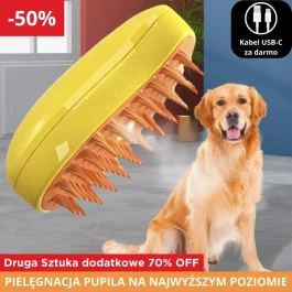 Szczotka parowa dla psów + GRATIS